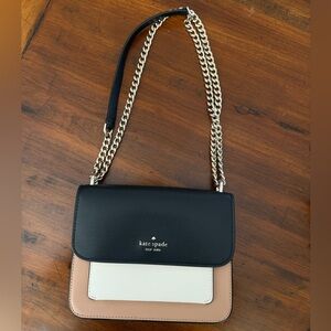 Kate Spade Black, Cream, and Tan Crossbody Bag